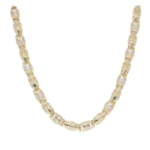 14ct Yellow White Gold Chain