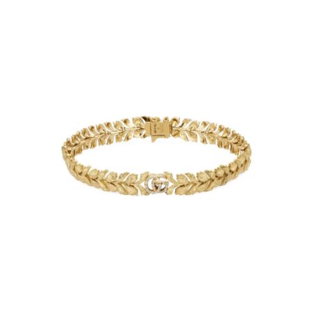 18ct Yellow Gold Gucci Diamond Bracelet