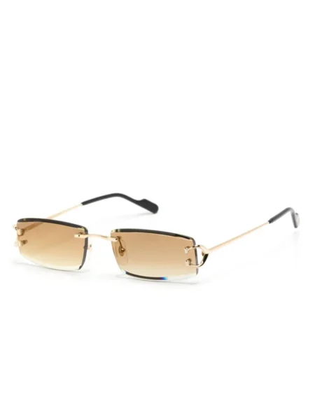 Buy Cartier Rectangle Frame Sunglasses With Crypto