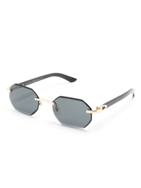 Buy Cartier Rimless Geometric Sunglasses With Crypto