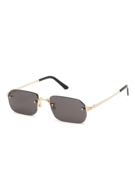 Buy Cartier Santos Rectangle Frame Sunglasses With Crypto